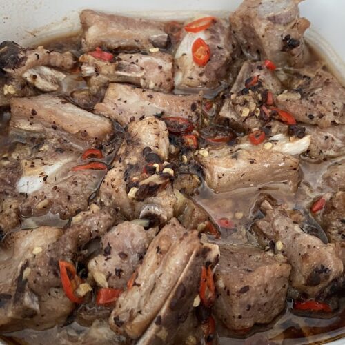 Tangy Pork Ribs with Fermented Black Beans – Wokdiaries